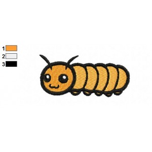 Free Animal for kids Caterpillar Embroidery Design